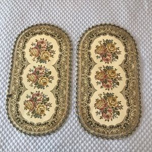 Set of 2 Oval Table/Dresser/Chest Runners